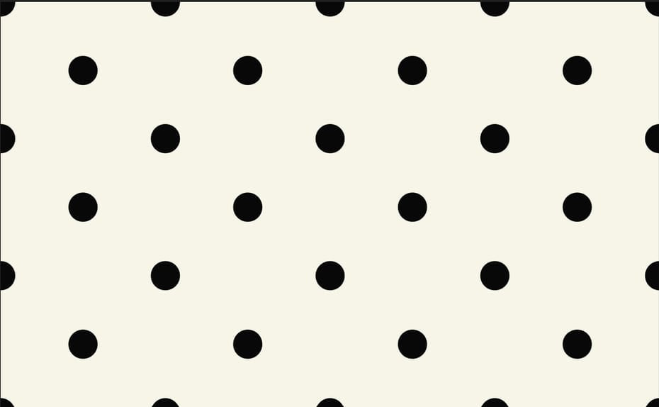POLKA DOT PRETO FUNDO AREIA