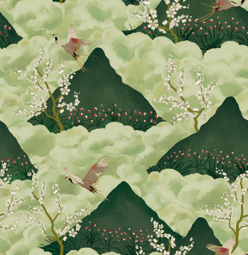 MONTANHAS & SAKURAS I